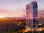 Продам 1-комнатную квартиру в новостройке, ЖК Башня на Ломоносове, 49.41 м², без внутренних работ