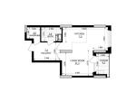 Продам 1-кімнатну квартиру, ЖК Kub29, 44.10 м², без ремонту