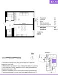 Продам 1-кімнатну квартиру, ЖК One House, 45.90 м², без ремонту
