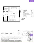 Продам 1-кімнатну квартиру, ЖК One House, 41.20 м², без ремонту