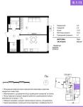 Продам 1-кімнатну квартиру, ЖК One House, 48.30 м², без ремонту