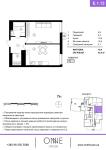 Продам 1-кімнатну квартиру, ЖК One House, 41 м², без ремонту