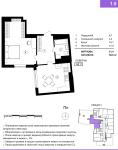 Продам 1-кімнатну квартиру, ЖК One House, 50.60 м², без ремонту