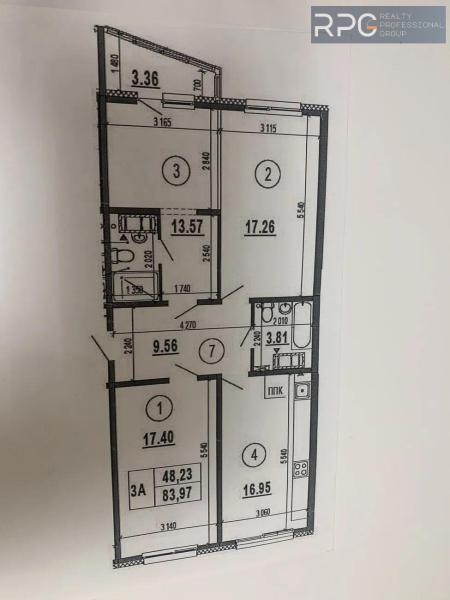Продам 3-кімнатну квартиру, ЖК Патріотика