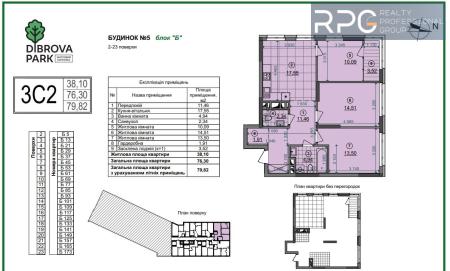 Продам 3-кімнатну квартиру, ЖК&nbsp;Dibrova&nbsp;Park