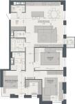 Продам 3-кімнатну квартиру в новобудові, ЖК TRIIINITY, 120.35 м², без оздоблювальних робіт