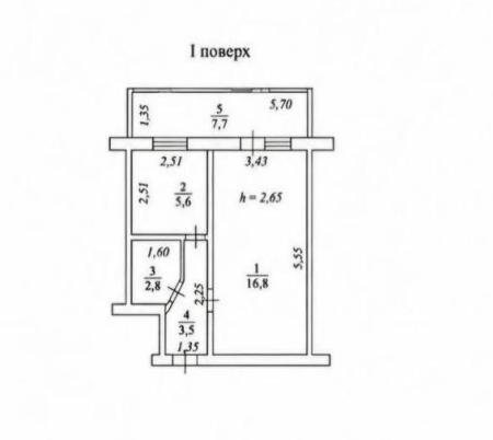 Продам 1-комнатную квартиру