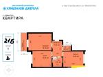 Продам 2-кімнатну квартиру, ЖК Кришталеві джерела, 64.50 м², без ремонту