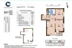 Продам 2-комнатную квартиру в новостройке, ЖК Варшавский 2, 60 м², без внутренних работ
