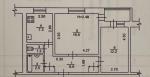 Продам 2-кімнатну квартиру, 53 м², радянський ремонт