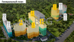 Продам 1-кімнатну квартиру в новобудові, 44 м², без ремонту
