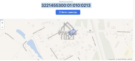 Продам ділянку під забудову житлової нерухомості