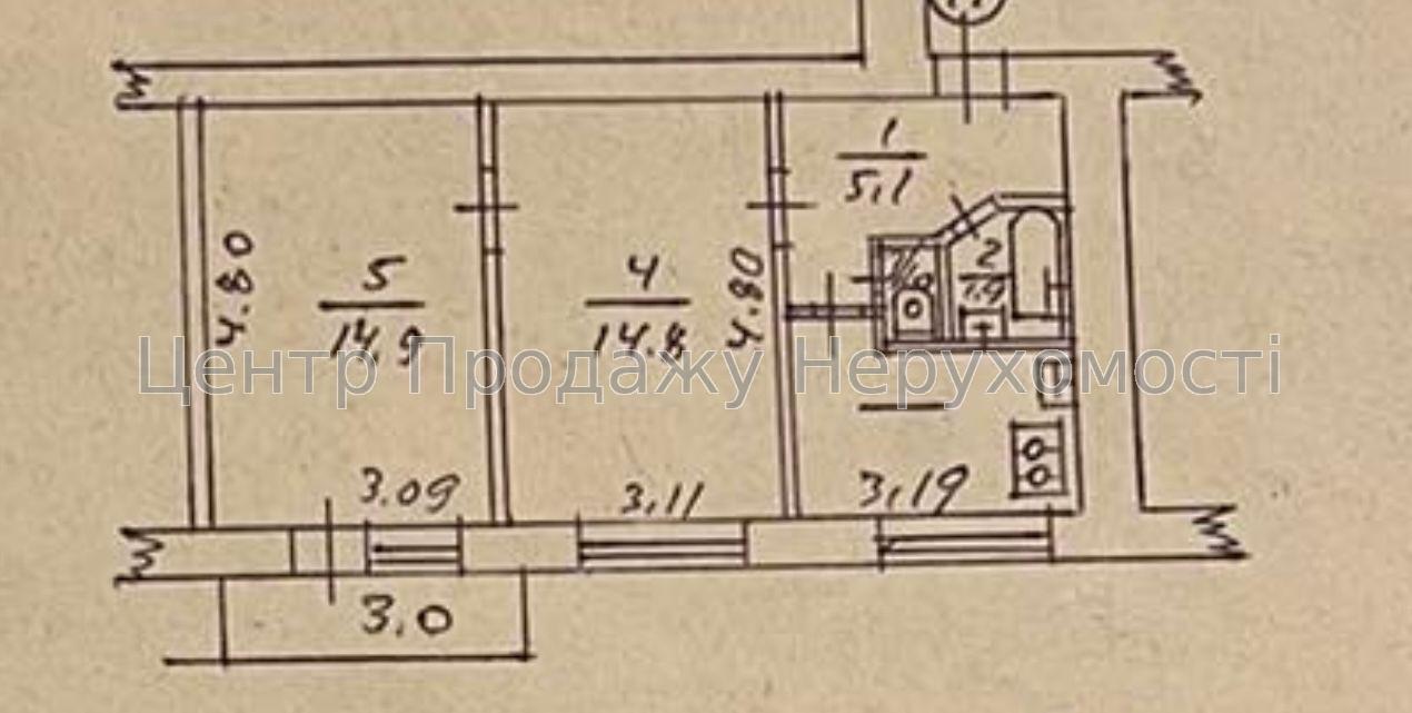 Фото Продам 2-к.квартиру з видом на парк, до метро 15 хв.пішки17