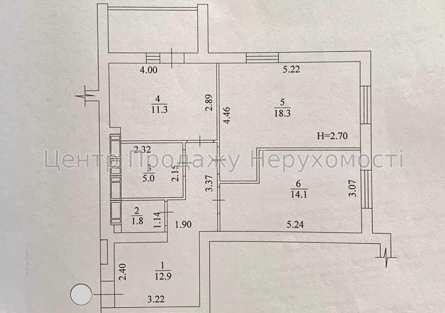 Фото Продається 2-кімнатна квартира ,68 м23