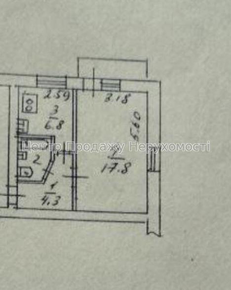 Фото Продається квартира 1 кім. в Харкові. ХТЗ12