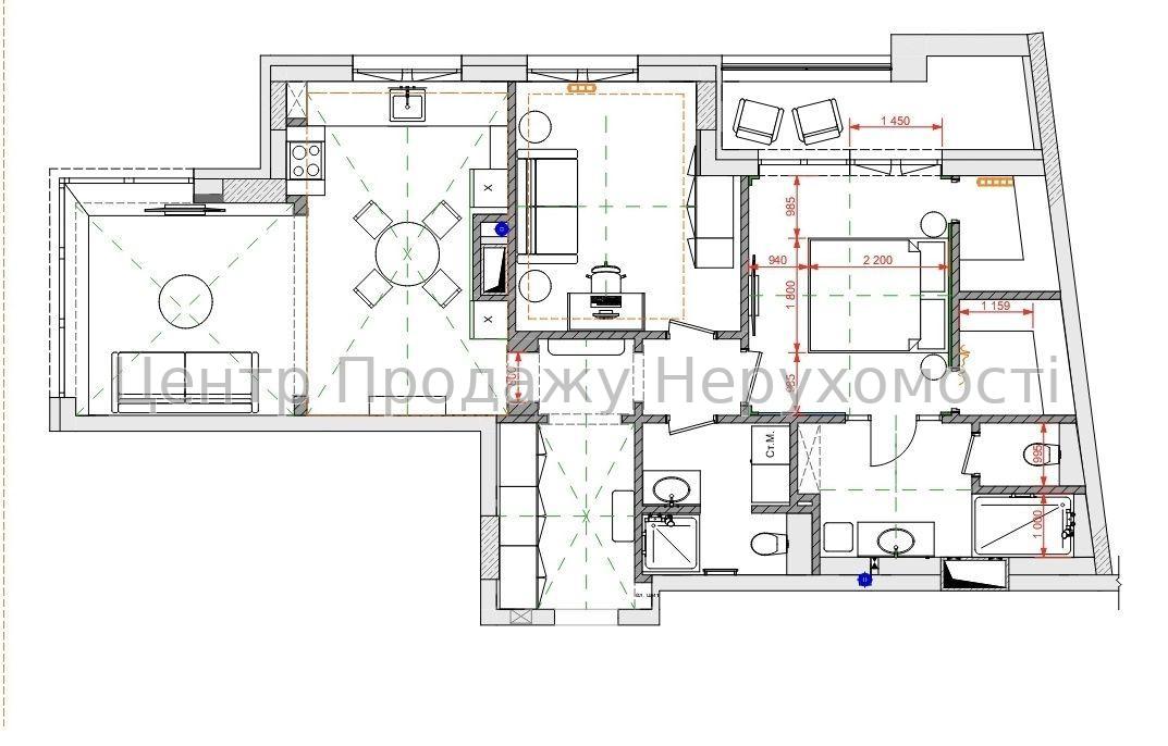 Фото Продаж 3-кімнатної квартири в ЖК Crystal Park1