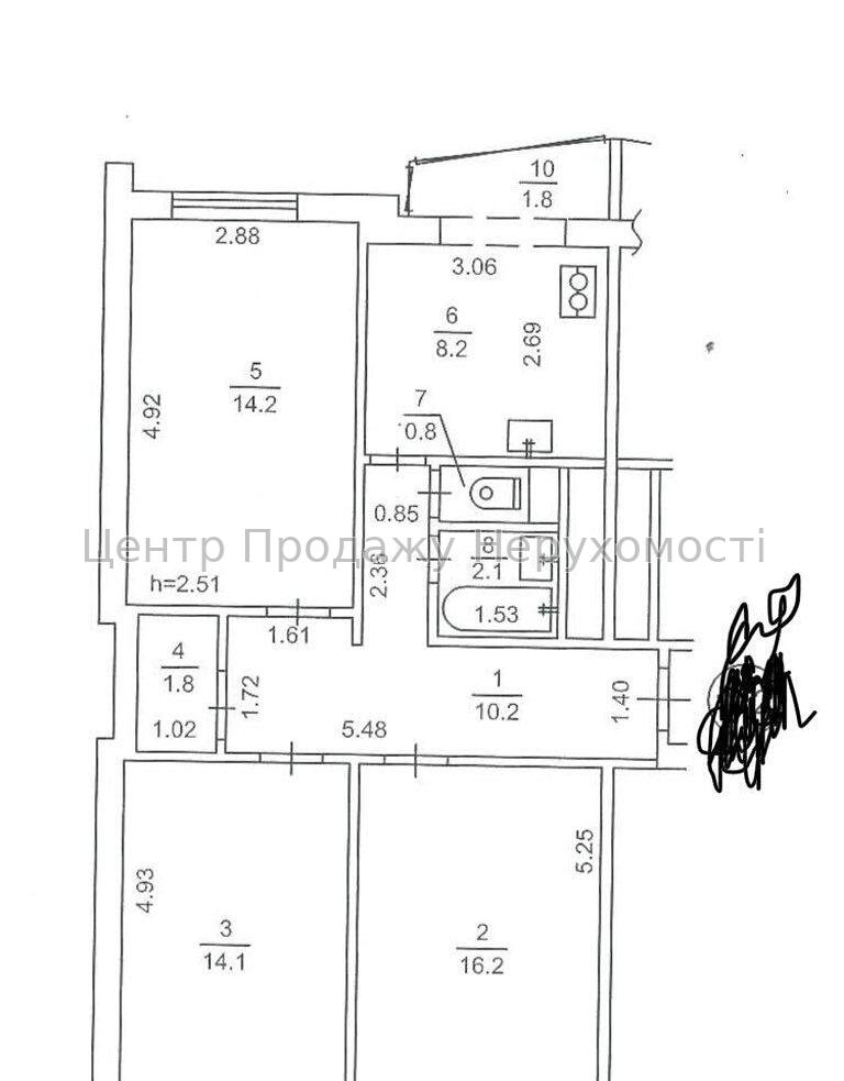 Фото Продаж 3-кімн. квартири у Києві3