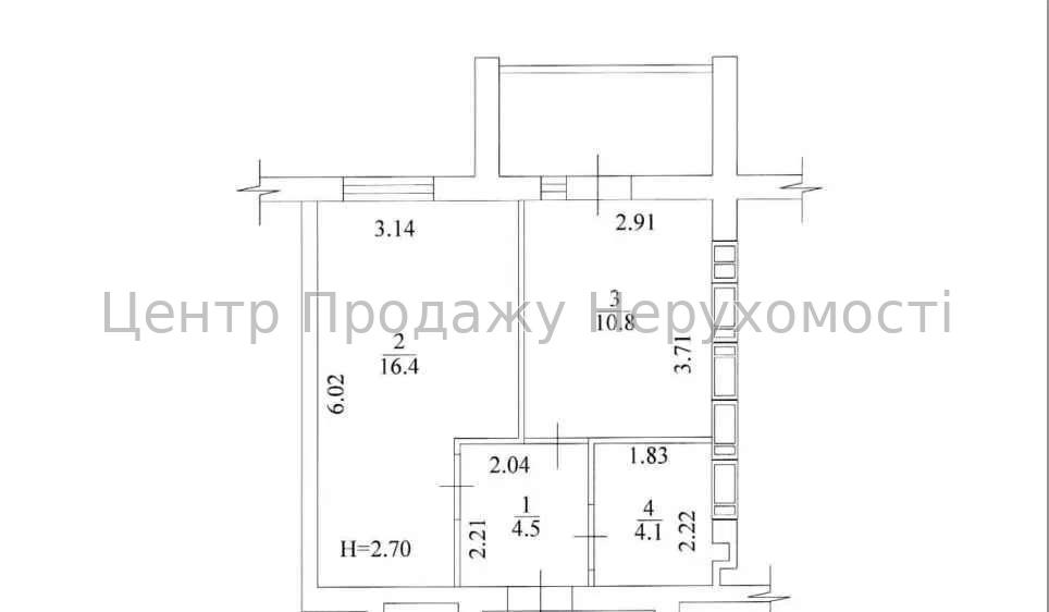 Фото G8  Найкраща ціна.   1к кв., 38 м2, 6/9, ЖК Перемоги 862