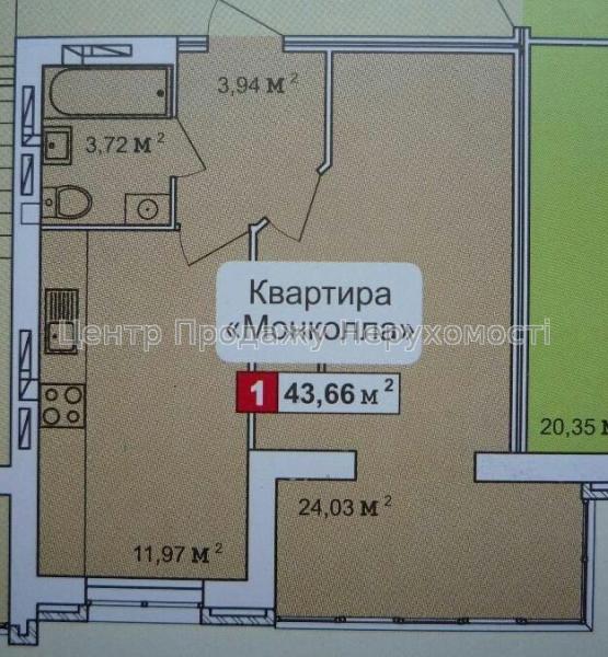 Продам 1-комнатную квартиру в новостройке, ЖК «Набережный квартал»