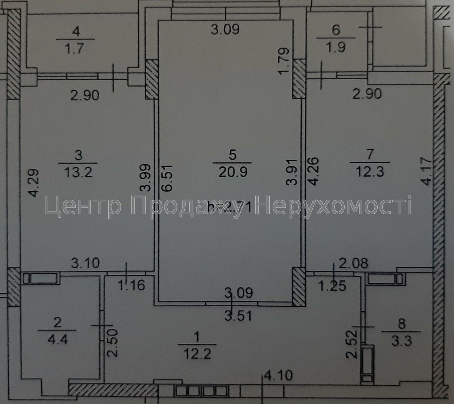 Фото Продаж 2-кімнатної квартири в ЖК вул. Підвисоцького, 4в, Київ3