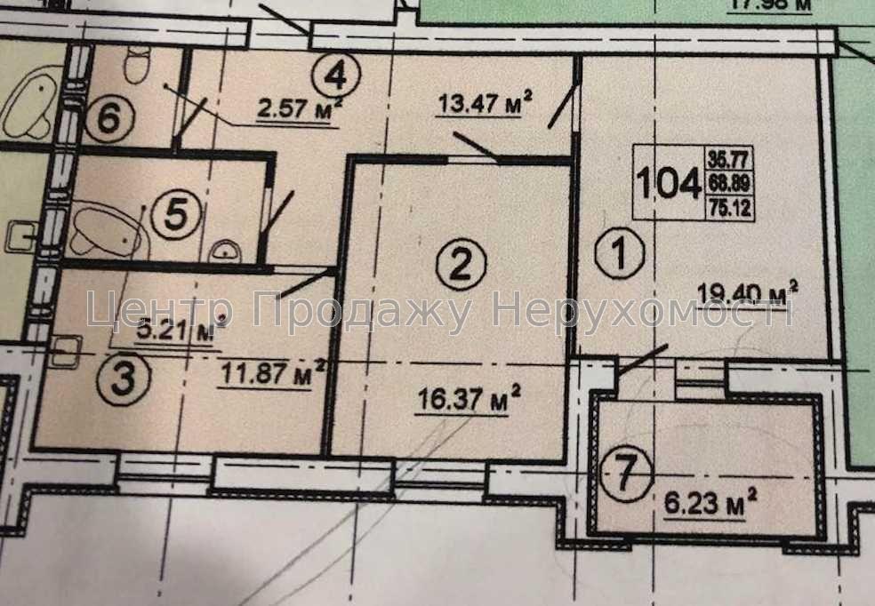 Фото L3 Продам 2-ком. квартиру в ЖК «Инфинити», Харьков6