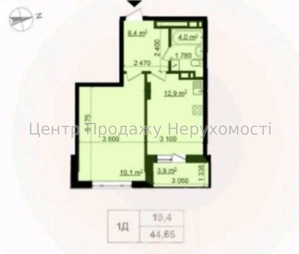 Фото Продаж 1-кімнатної квартири в ЖК 