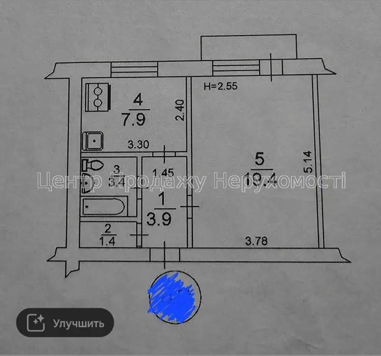 Фото Продаж 1 кім. квартири вул. Бориспільська 28. метро Червоний Хутір12