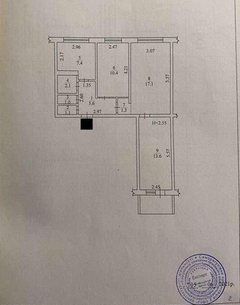 Продам 3-кімнатну квартиру