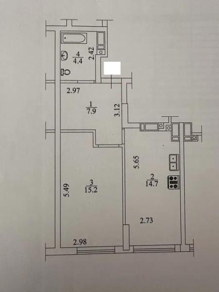 Продам 1-комнатную квартиру, ЖК Chehov Парк Квартал