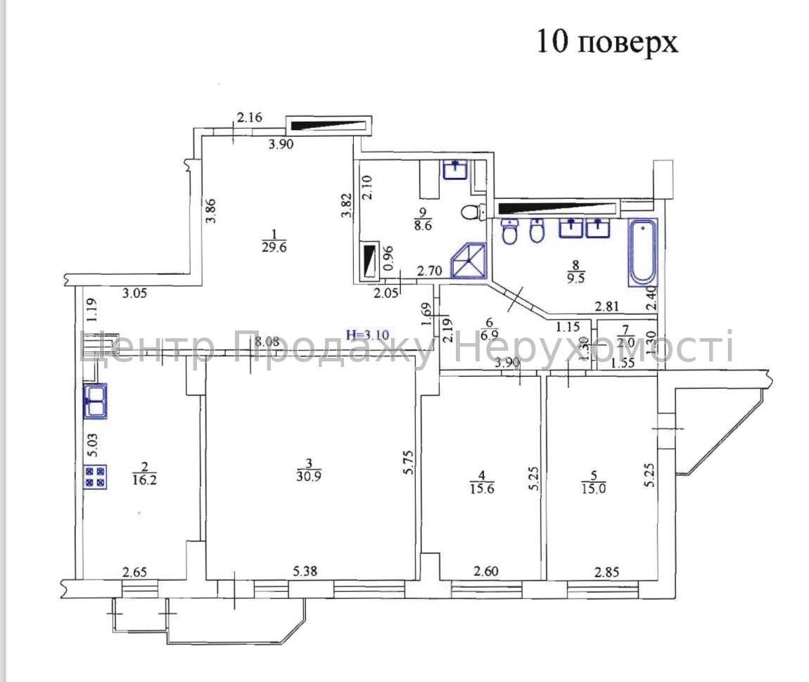 Фото Без комиссии!! Продам огромную квартиру в ТОП ЖК по Лучшей цене!8