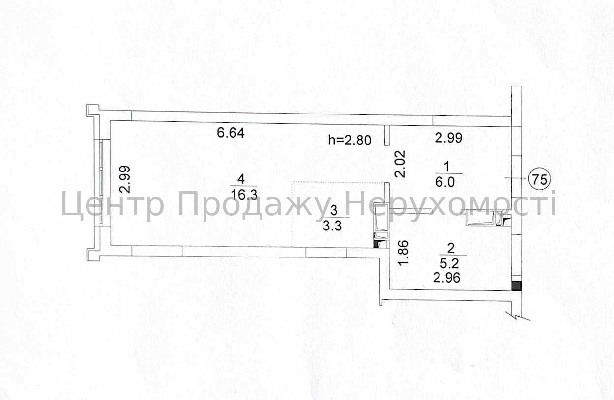 Фото Продам видову, студійну 1 кімнатну квартиру4