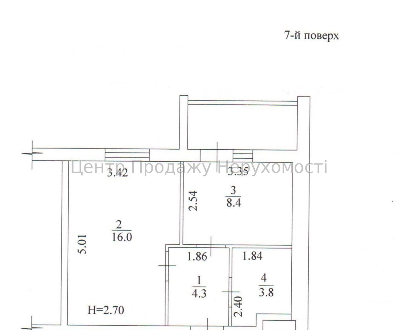Фото Продам 1 кімнатна квартиру в новобудові ЖК Мира-4.14