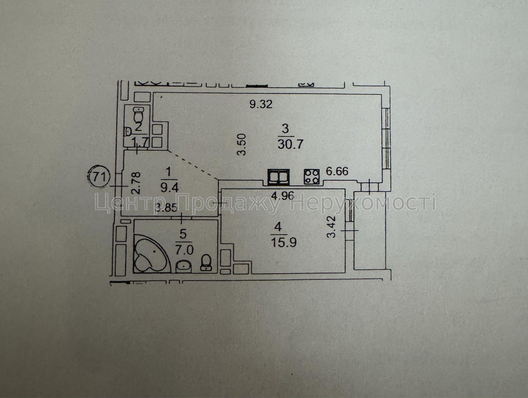 Фото Продаж 1 кімнатної квартири, 13/25 поверх, 67 м², ЖК Смарагдовий, Київ15