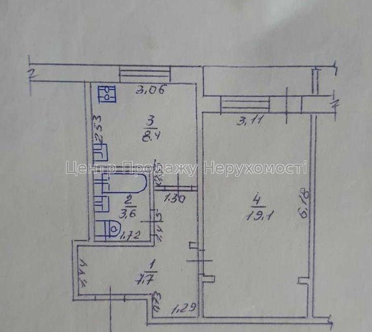 Фото R8 Продам 1 к. квартиру з ремонтом в районі Одеської17