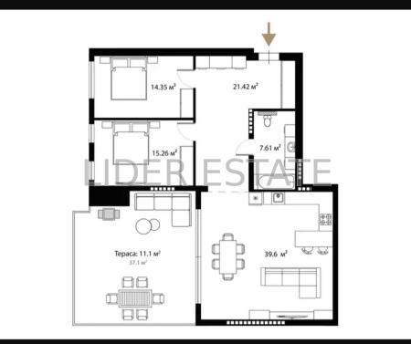 Продам 3-кімнатну квартиру в новобудові, ЖК «Grand Hills»