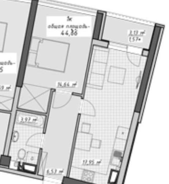 Продам 1-комнатную квартиру в новостройке, ЖК «Атмосфера»