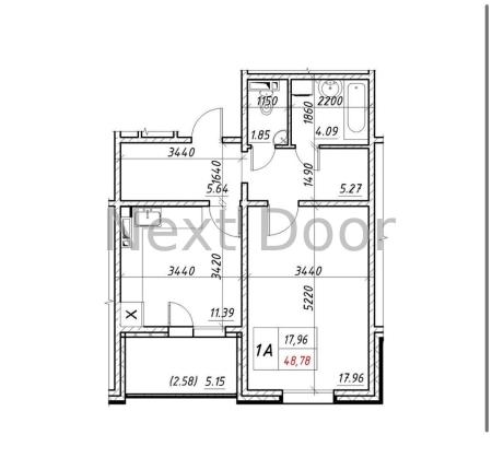 Продам 1-кімнатну квартиру