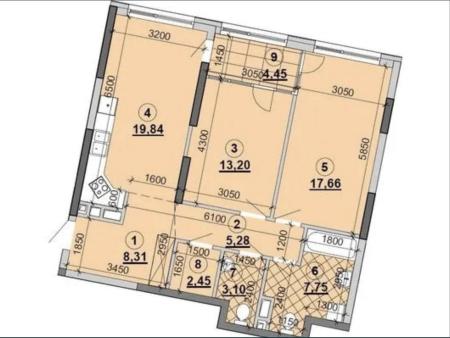 Продам 2-комнатную квартиру, ЖК Great