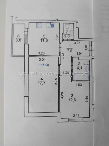 Продам 2-комнатную квартиру, ЖК&nbsp;Бережанский