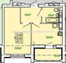 Продам 1-кімнатну квартиру, ЖК&nbsp;«Победы&nbsp;86»
