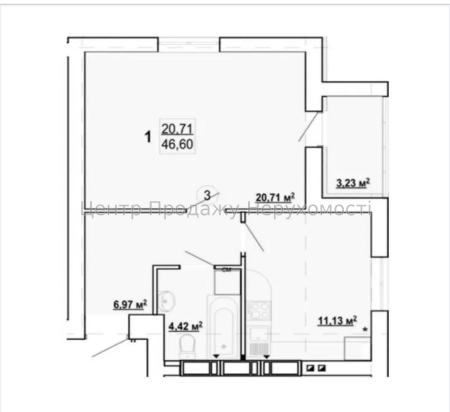 Продам 1-кімнатну квартиру в новобудові, ЖК&nbsp;«Гідропарк»