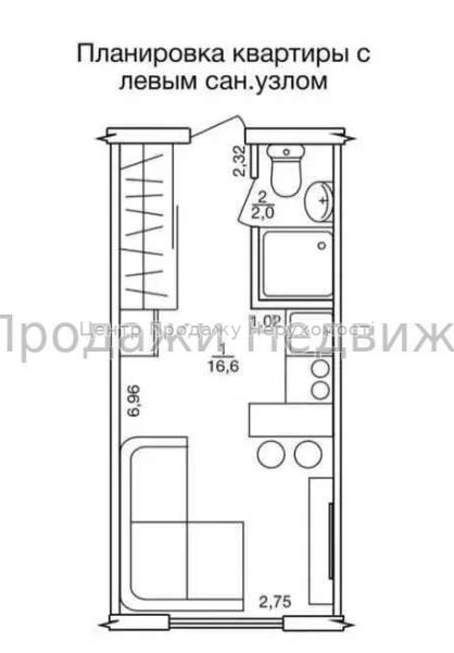 Продам 1-кімнатну квартиру в новобудові, ЖК&nbsp;«Воробйові&nbsp;гори&nbsp;на&nbsp;Полях&nbsp;2»