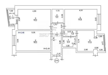 Продам 3-кімнатну квартиру