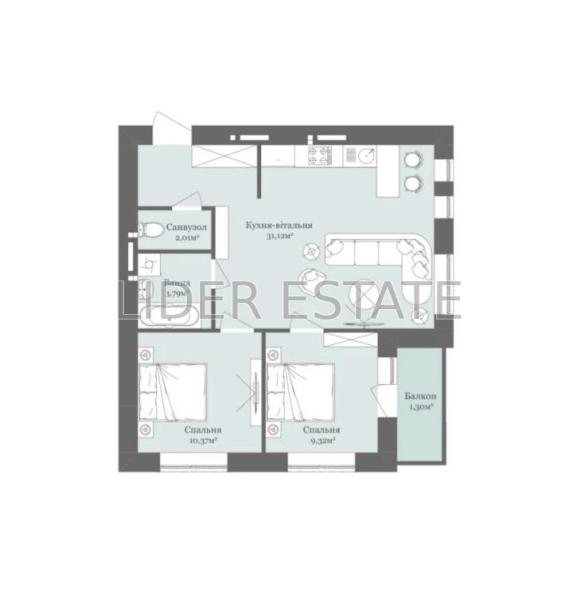 Продам 2-кімнатну квартиру в новобудові, ЖК&nbsp;«West&nbsp;Towers»