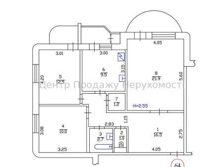Продам 3-кімнатну квартиру