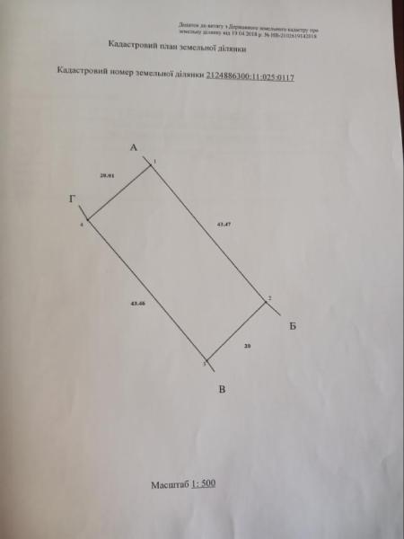 Продам ділянку під забудову житлової нерухомості