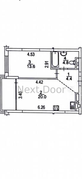 Продам 1-кімнатну квартиру