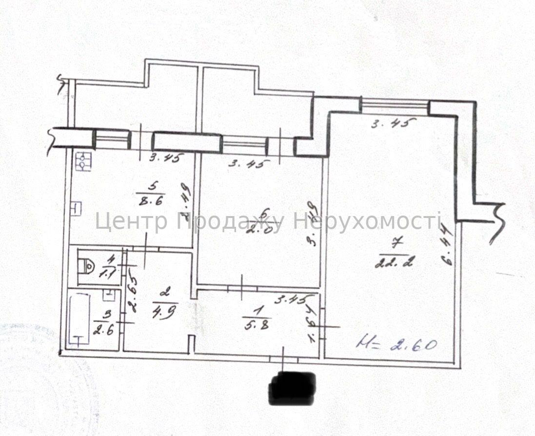 Фото Продаж 1 кім. квартири в Харкові. МЖК Інтернаціоналіст.15