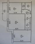Продам 2-кімнатну квартиру, 54 м², косметичний ремонт