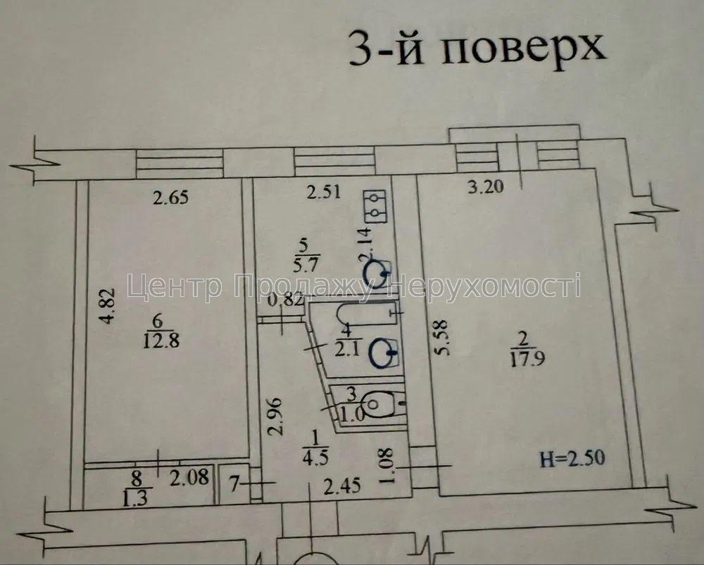 Фото R8 Продам 2-кімнатну квартиру з євроремонтом на Зерновій6